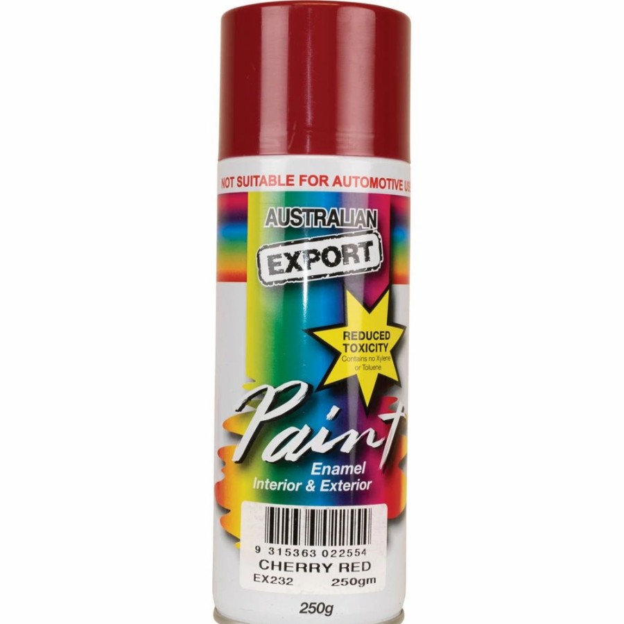 Automotive & Specialty Paints * | Export Aerosol Paint Enamel, Cherry Red 250G