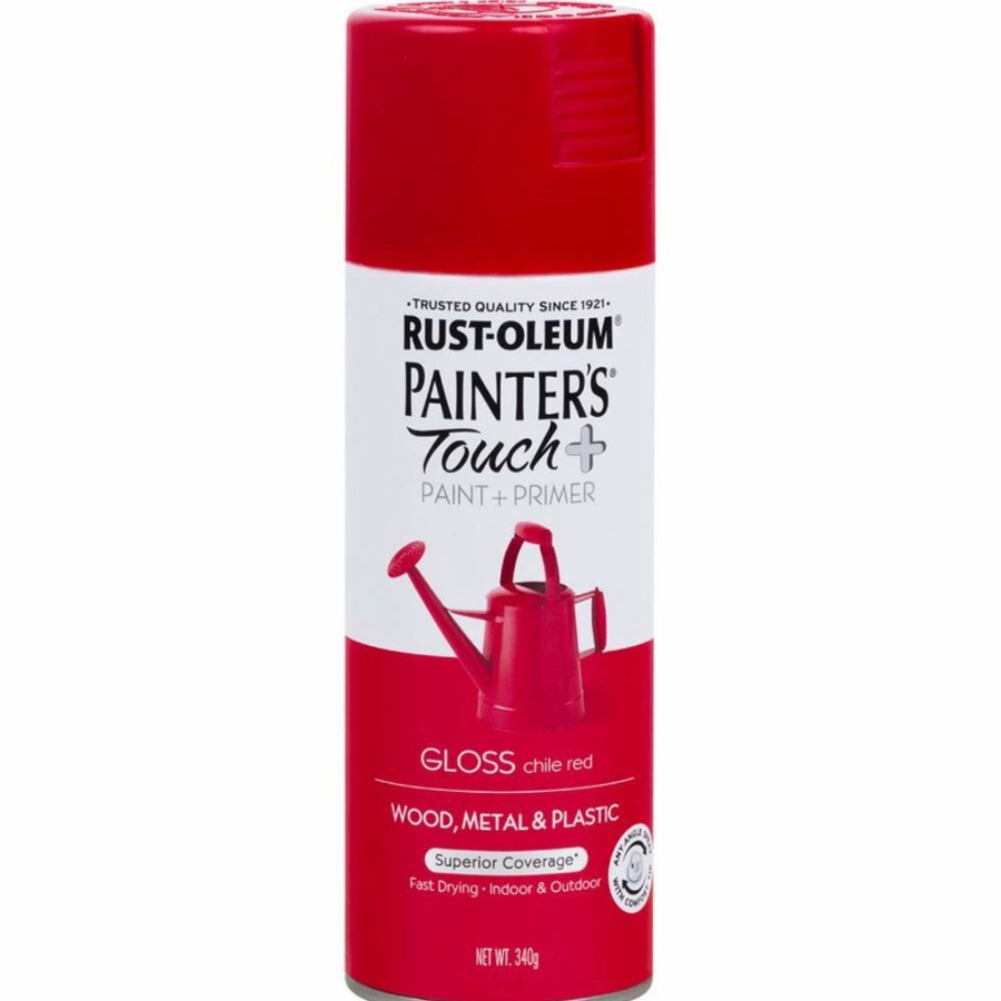 Automotive & Specialty Paints * | Rust-Oleum Rustoleum Aerosol Paint Painters Touch Plus, Chile Red