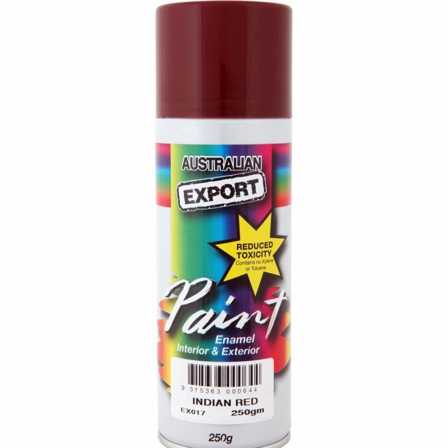 Automotive & Specialty Paints * | Export Aerosol Paint Enamel, Indian Red 250G