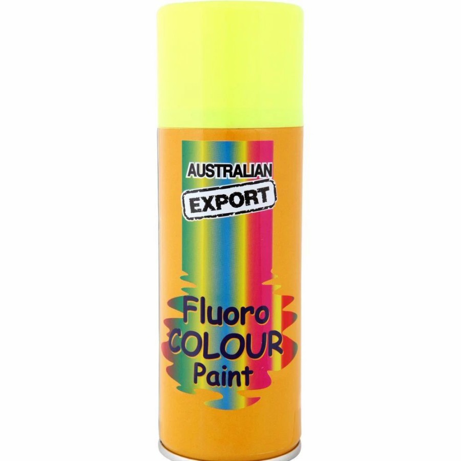 Automotive & Specialty Paints * | Export Enamel Aerosol Paint, Fluro Lunar Yellow 125G