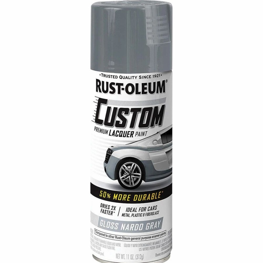 Automotive & Specialty Paints * | Rust-Oleum Aerosol Paint Custom Lacquer Gloss Grey 311G