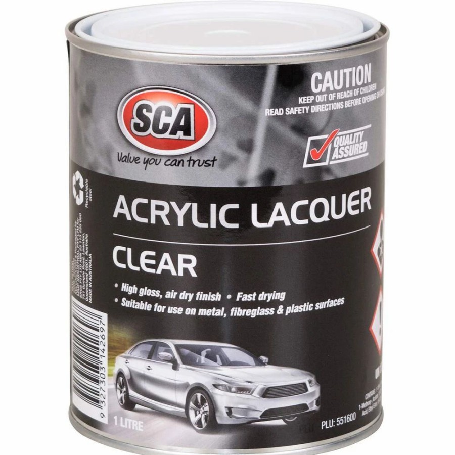 Automotive & Specialty Paints * | Sca Acrylic Paint, Clear 1 Litre