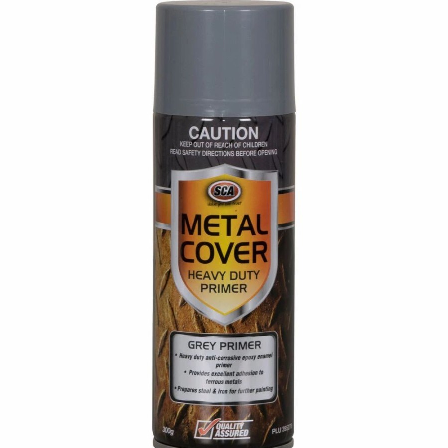 Automotive & Specialty Paints * | Sca Metal Cover Enamel Rust Paint Heavy Duty Grey Primer 300G