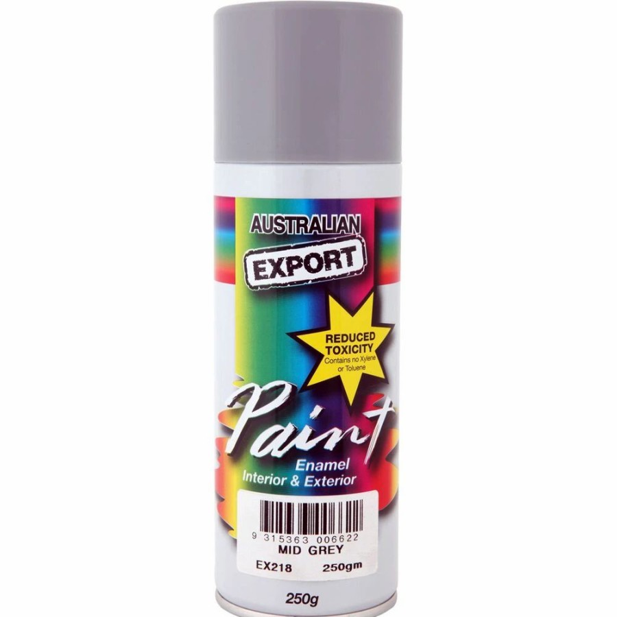 Automotive & Specialty Paints * | Export Aerosol Paint Enamel, Mid Grey 250G