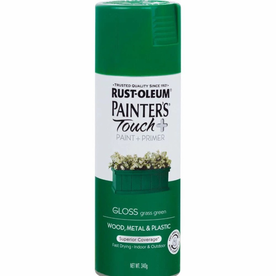 Automotive & Specialty Paints * | Rust-Oleum Rustoleum Aerosol Paint Painters Touch Plus, Grass Green