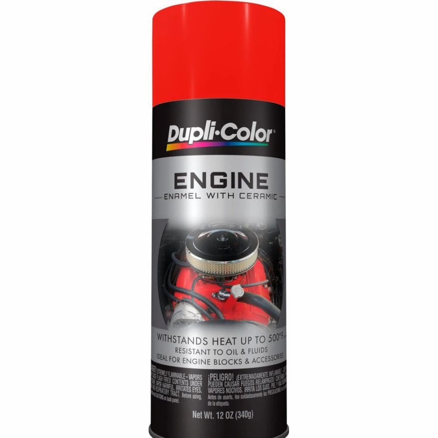 Automotive & Specialty Paints * | Dupli-Color Engine Enamel Aerosol Paint Chevy Orange 340G