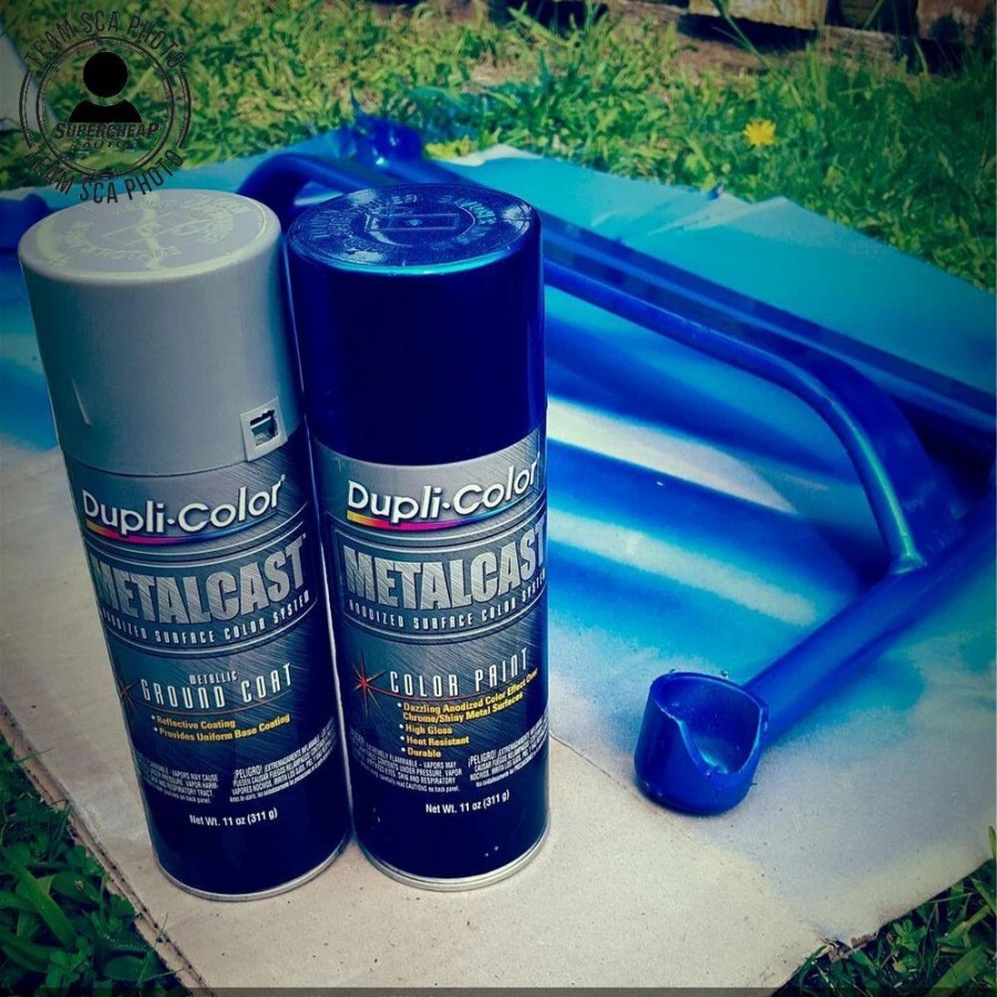 Automotive & Specialty Paints * | Dupli-Color Metalcast Aerosol Paint Enamel Blue Anodised 311G