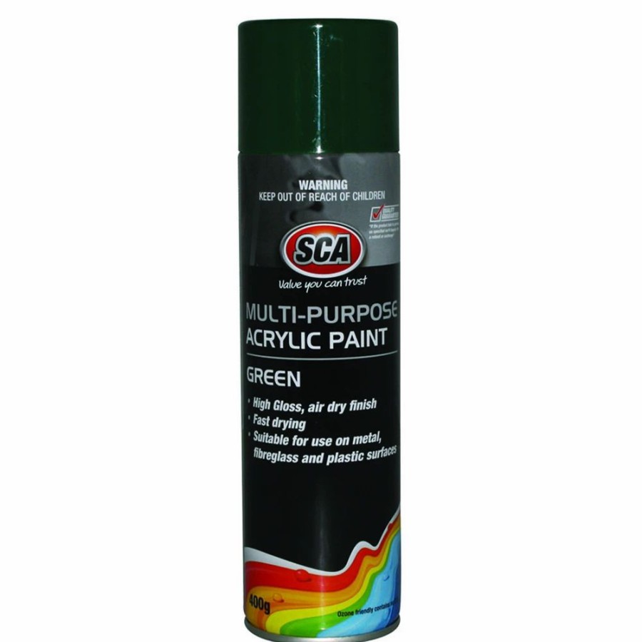 Automotive & Specialty Paints * | Sca Acrylic Aerosol Paint, Green 400G