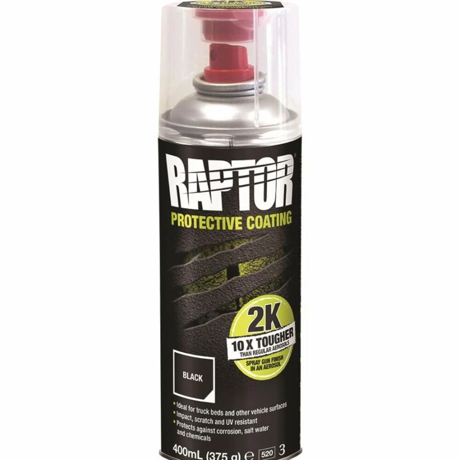 Automotive & Specialty Paints * | Raptor 2K Protective Coating Black 400Ml