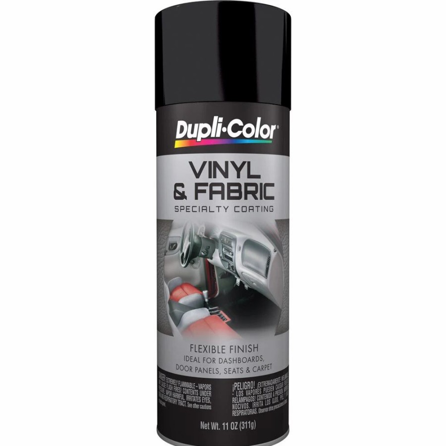 Automotive & Specialty Paints * | Dupli-Color Vinyl And Fabric Paint Aerosol Paint, Gloss Black 311G