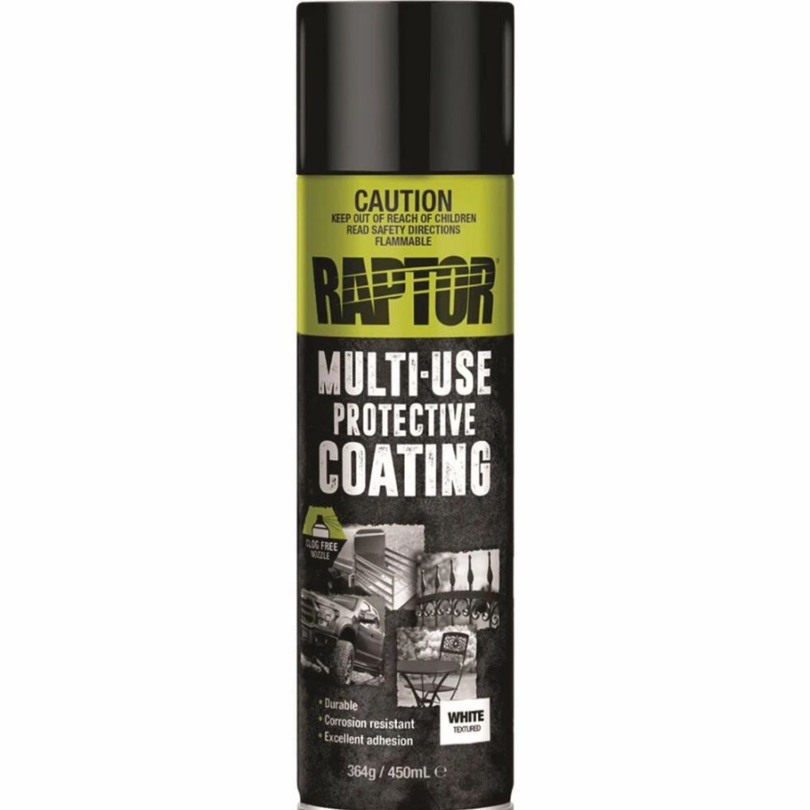 Automotive & Specialty Paints * | Raptor Multi-Use Protective Coating White 450Ml