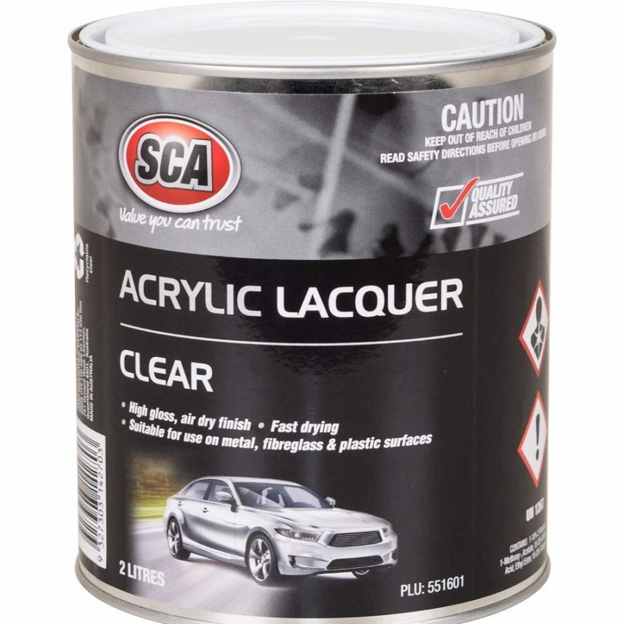 Automotive & Specialty Paints * | Sca Acrylic Paint, Clear 2 Litre