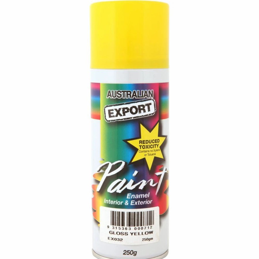 Automotive & Specialty Paints * | Export Aerosol Paint Enamel, Yellow 250G