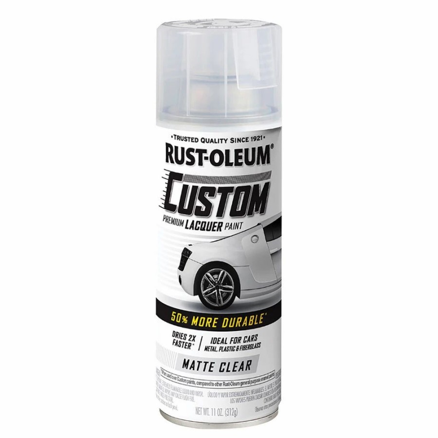 Automotive & Specialty Paints * | Rust-Oleum Aerosol Paint Custom Lacquer, Matte Clear 311G