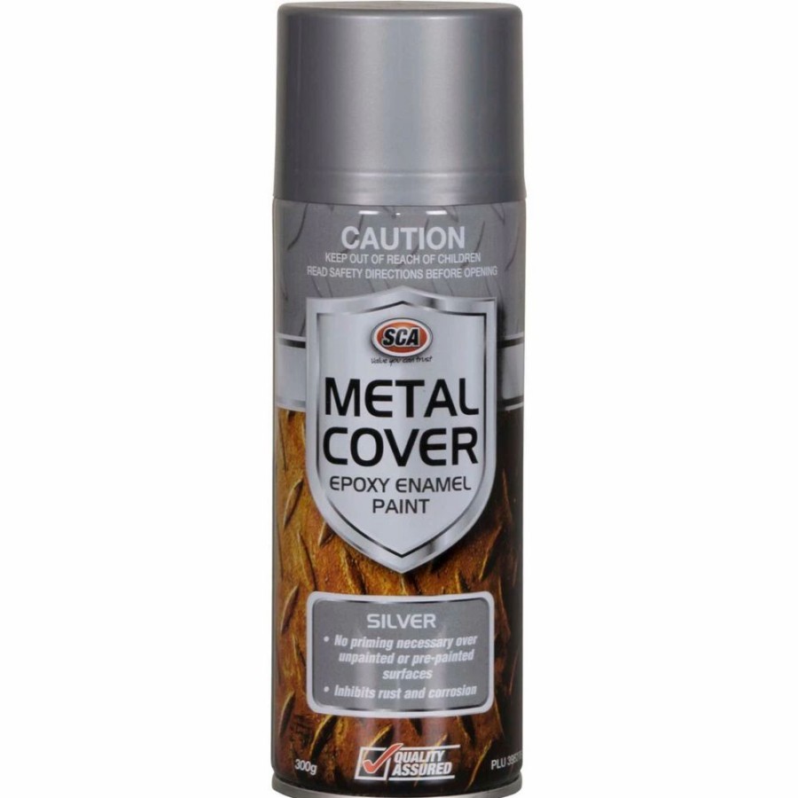 Automotive & Specialty Paints * | Sca Metal Cover Enamel Rust Paint Silver 300G