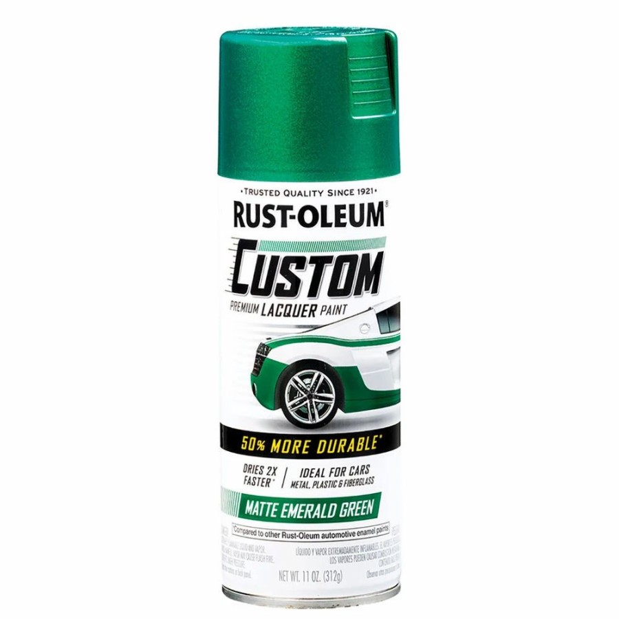 Automotive & Specialty Paints * | Rust-Oleum Aerosol Paint Custom Lacquer, Matte Green 311G