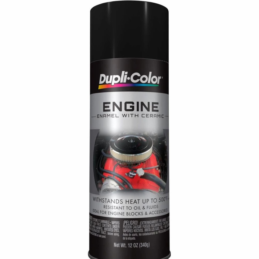 Automotive & Specialty Paints * | Dupli-Color Engine Enamel Aerosol Paint Gloss Black 340G