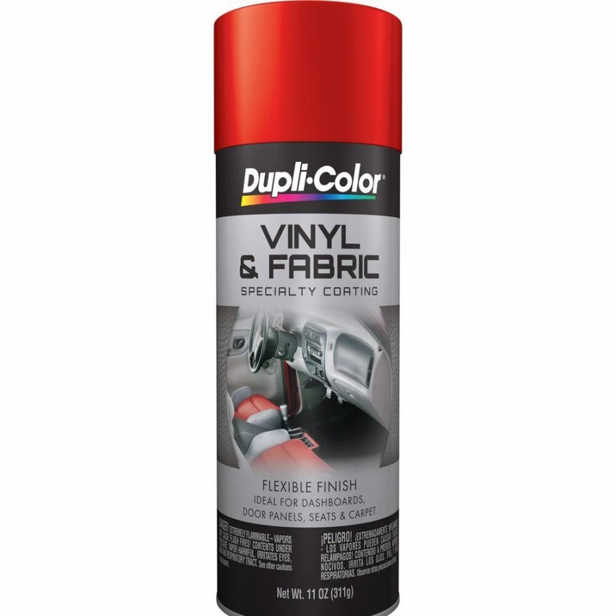 Automotive & Specialty Paints * | Dupli-Color Aerosol Paint Vinyl And Fabric Paint, Red 311G