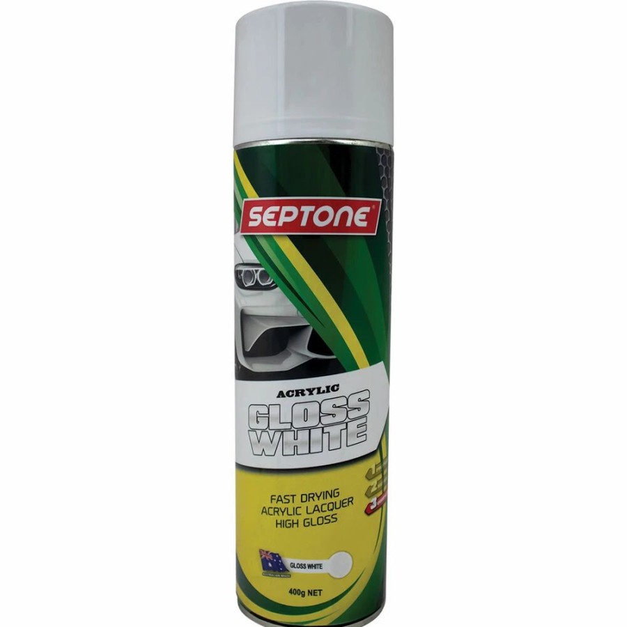 Automotive & Specialty Paints * | Septone Acrylic Paint Gloss White 400G