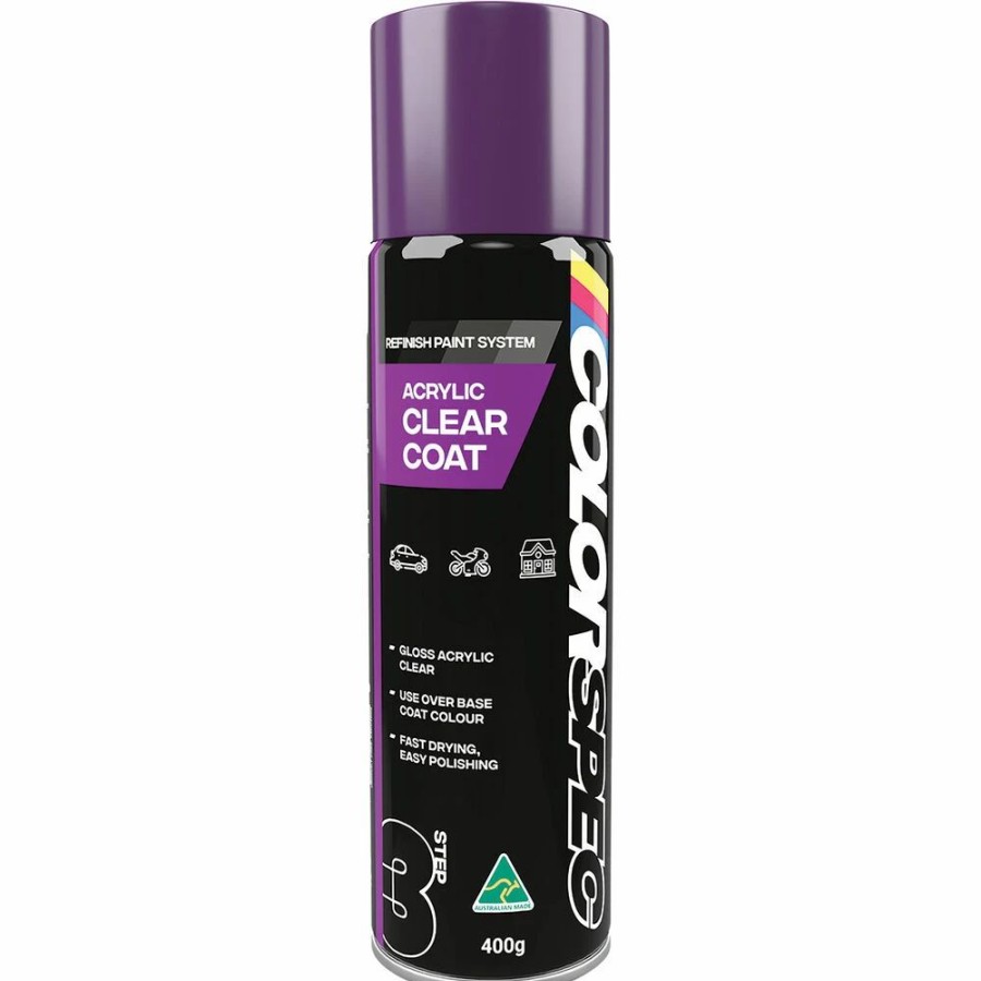 Automotive & Specialty Paints * | Colorspec Aerosol Paint Acrylic, Clear Coat 400G