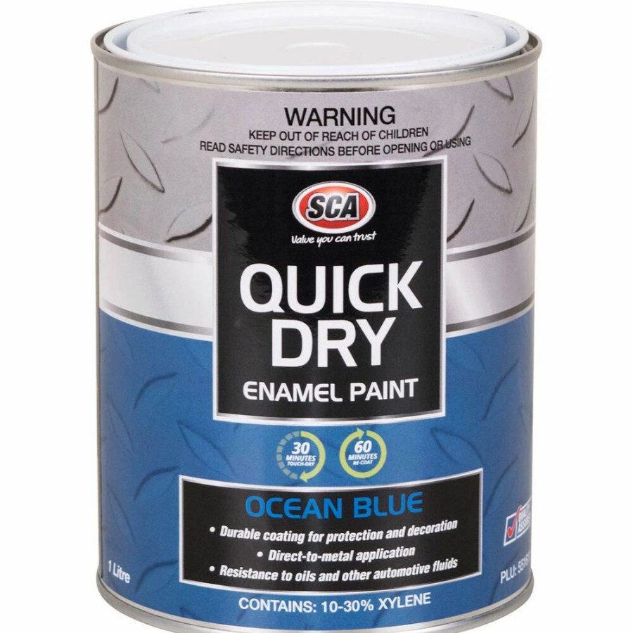 Automotive & Specialty Paints * | Sca Quick Dry Enamel Blue 1 Litre