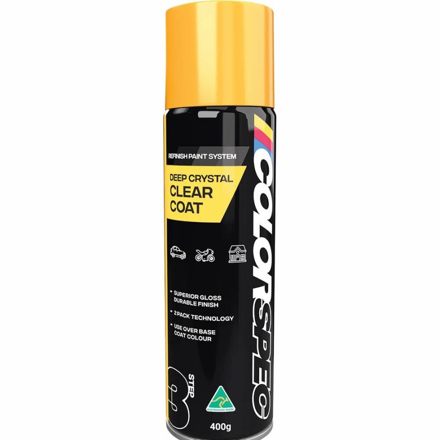 Automotive & Specialty Paints * | Colorspec Deep Crystal Aerosol Paint, Clear Coat 400G