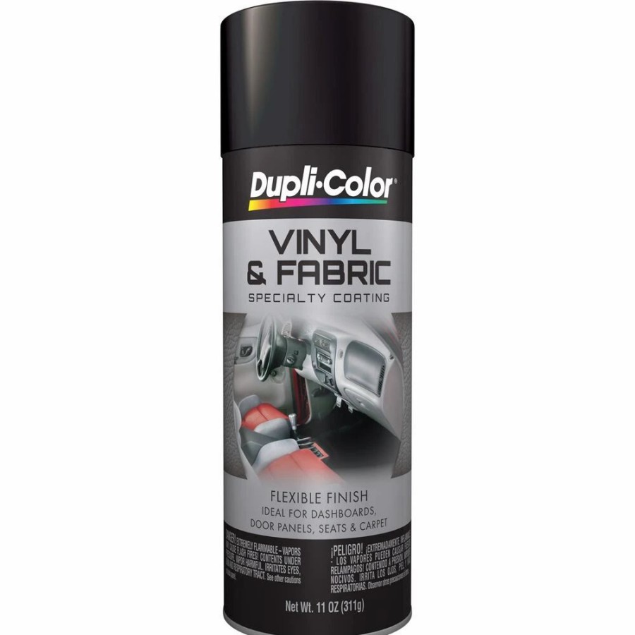 Automotive & Specialty Paints * | Dupli-Color Vinyl And Fabric Paint Aerosol Paint, Flat Black 311G